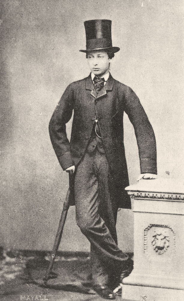 ROYALTY. Portriat of Prince of Wales, since Edward VII, 1860 1935 old print